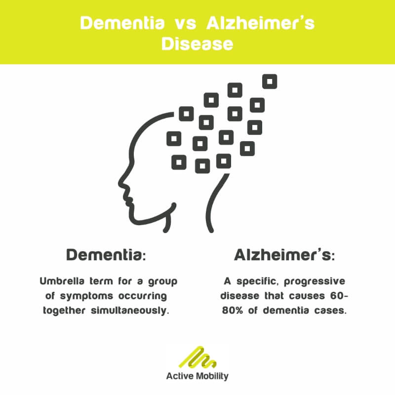 Dementia vs Alzheimer's disease